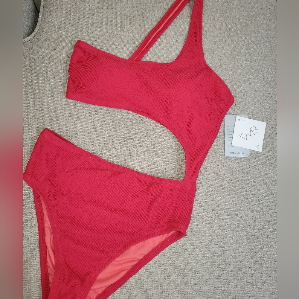 Nordstrom red swimsuit